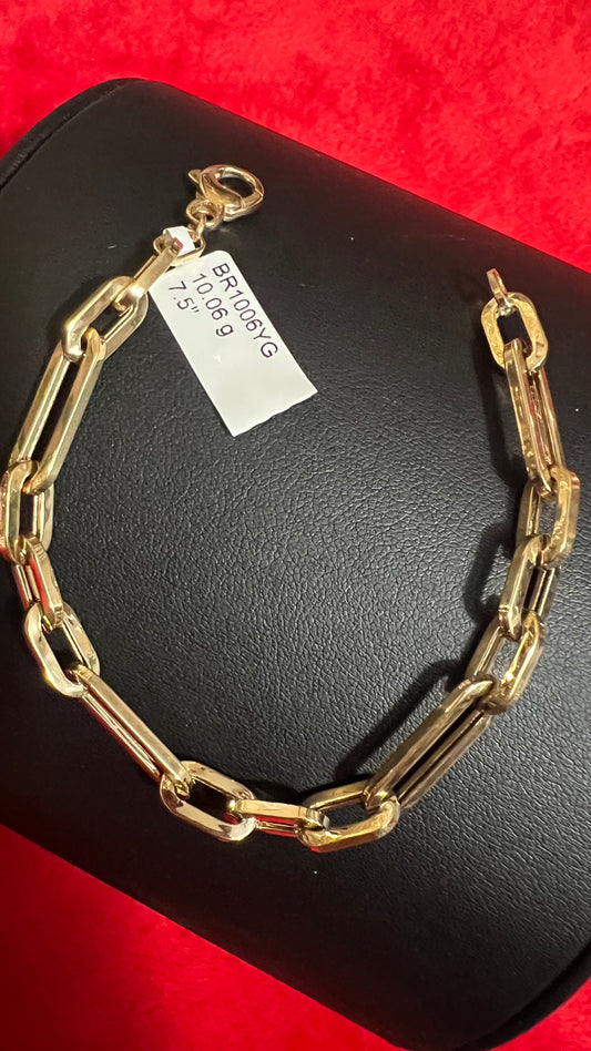 18K Yellow Gold Premium Italian Bracelet